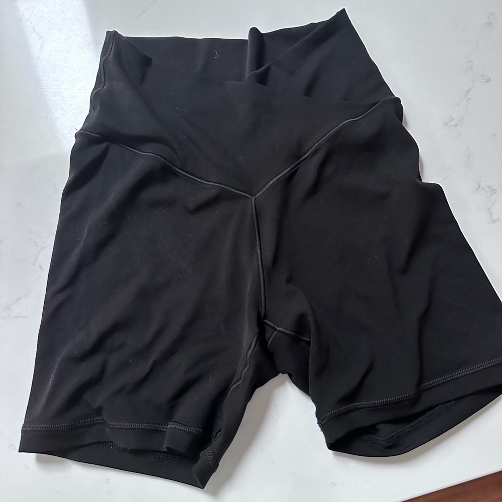 Aerie Black Women's biker crossover Shorts